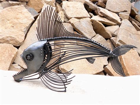 metal fish art